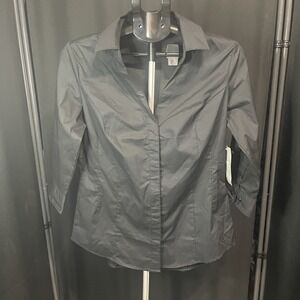 Lee Riders Women's Size Small Black Blouse